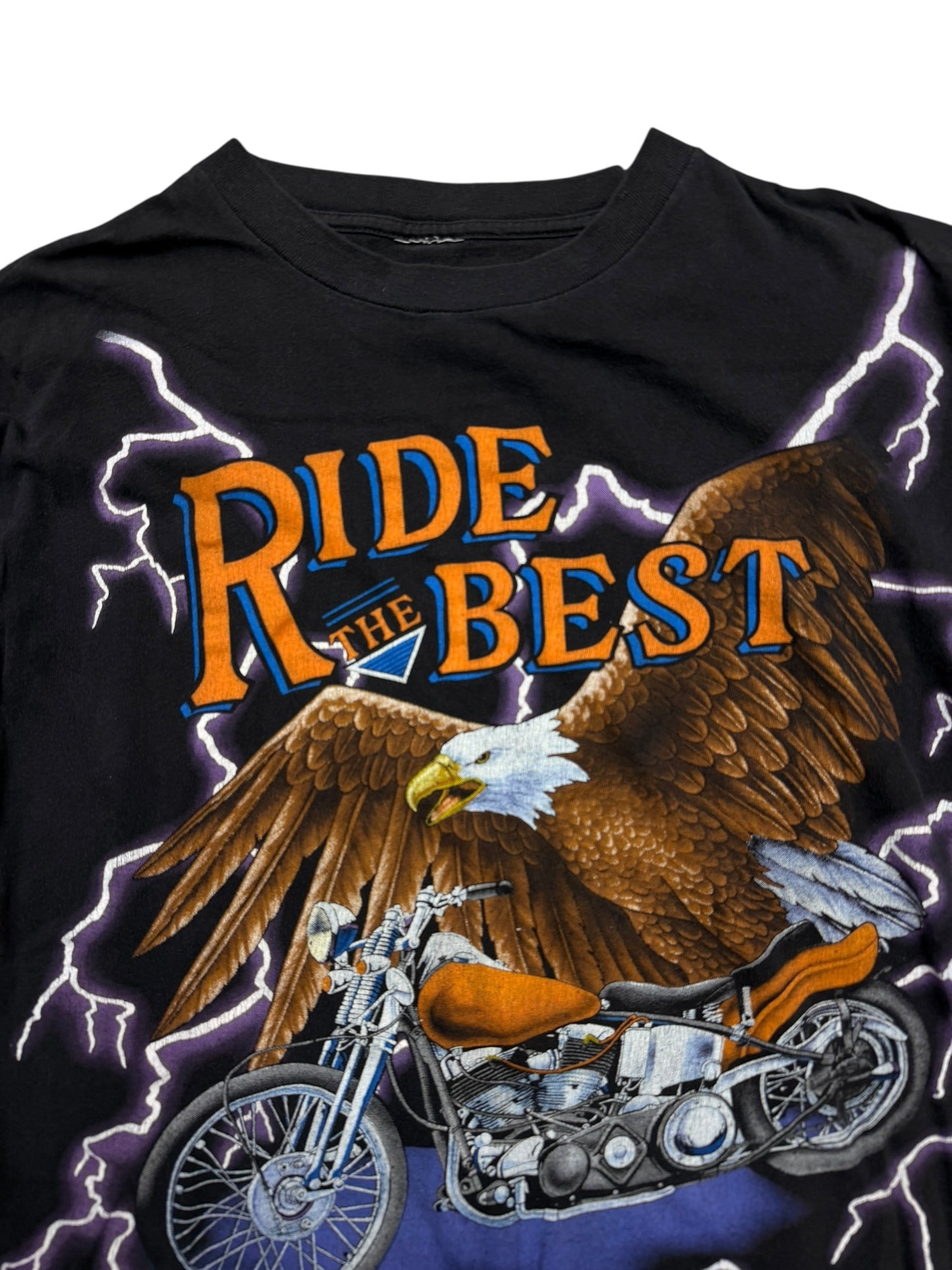 Vintage American Thunder “Ride The Best” Tee Size Large