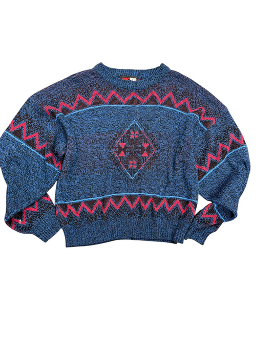 Vintage Multicolored Sweater Sz M
