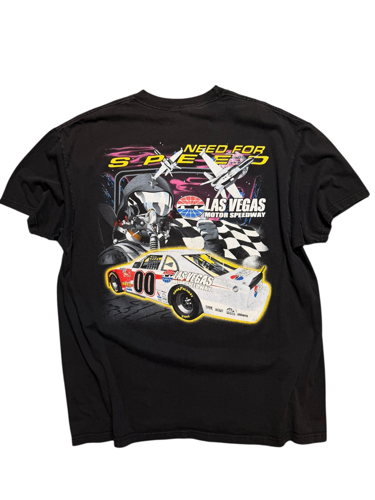 Vintage NASCAR “Taking Flight” Las Vegas Graphic Tee Size XL