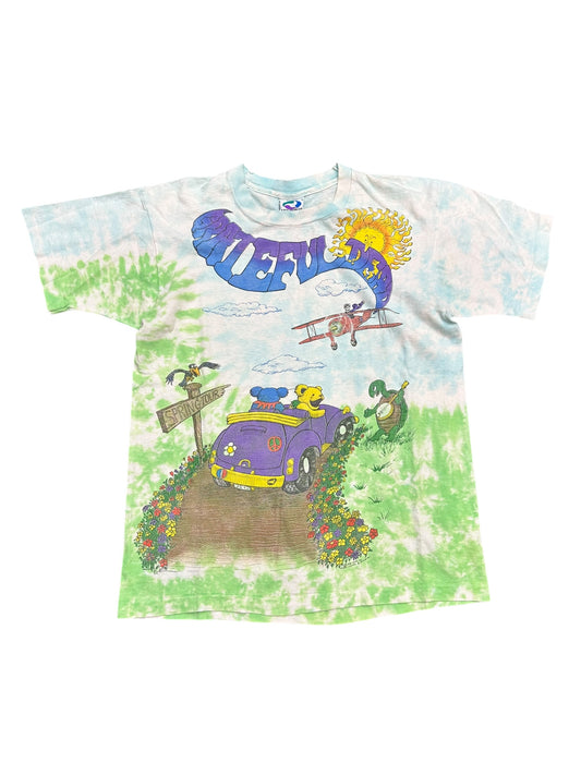 Vintage The Grateful Dead 1995 Spring Tour AOP Tee Size L