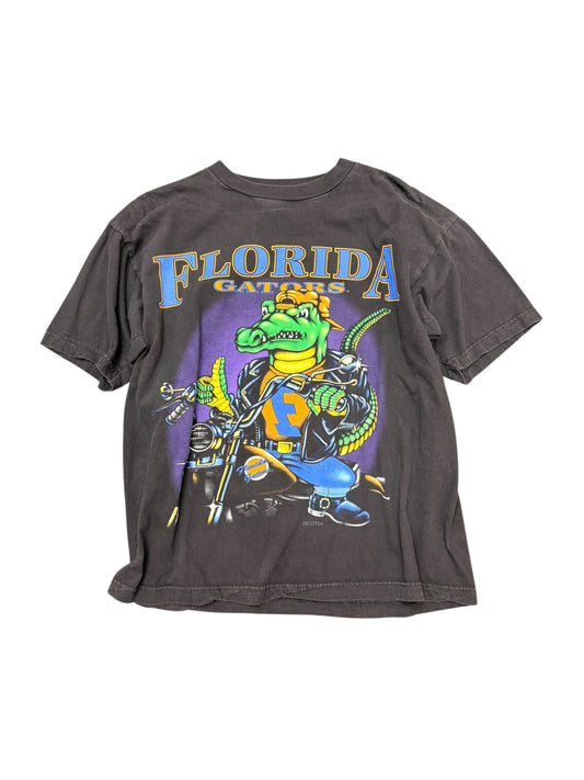 Vintage Florida Gators Biker Full Print Tee Size XL