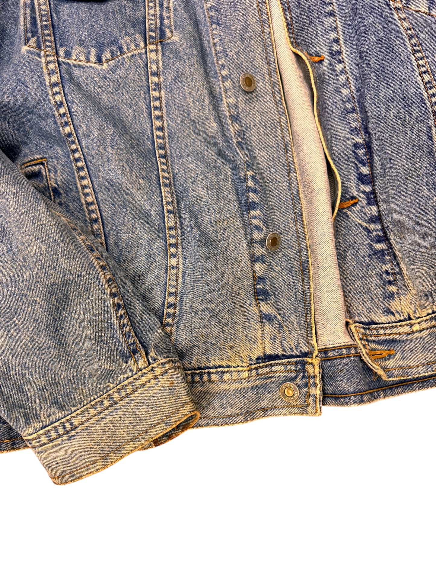Tobruk Denim Jacket Cord Collar Size XL