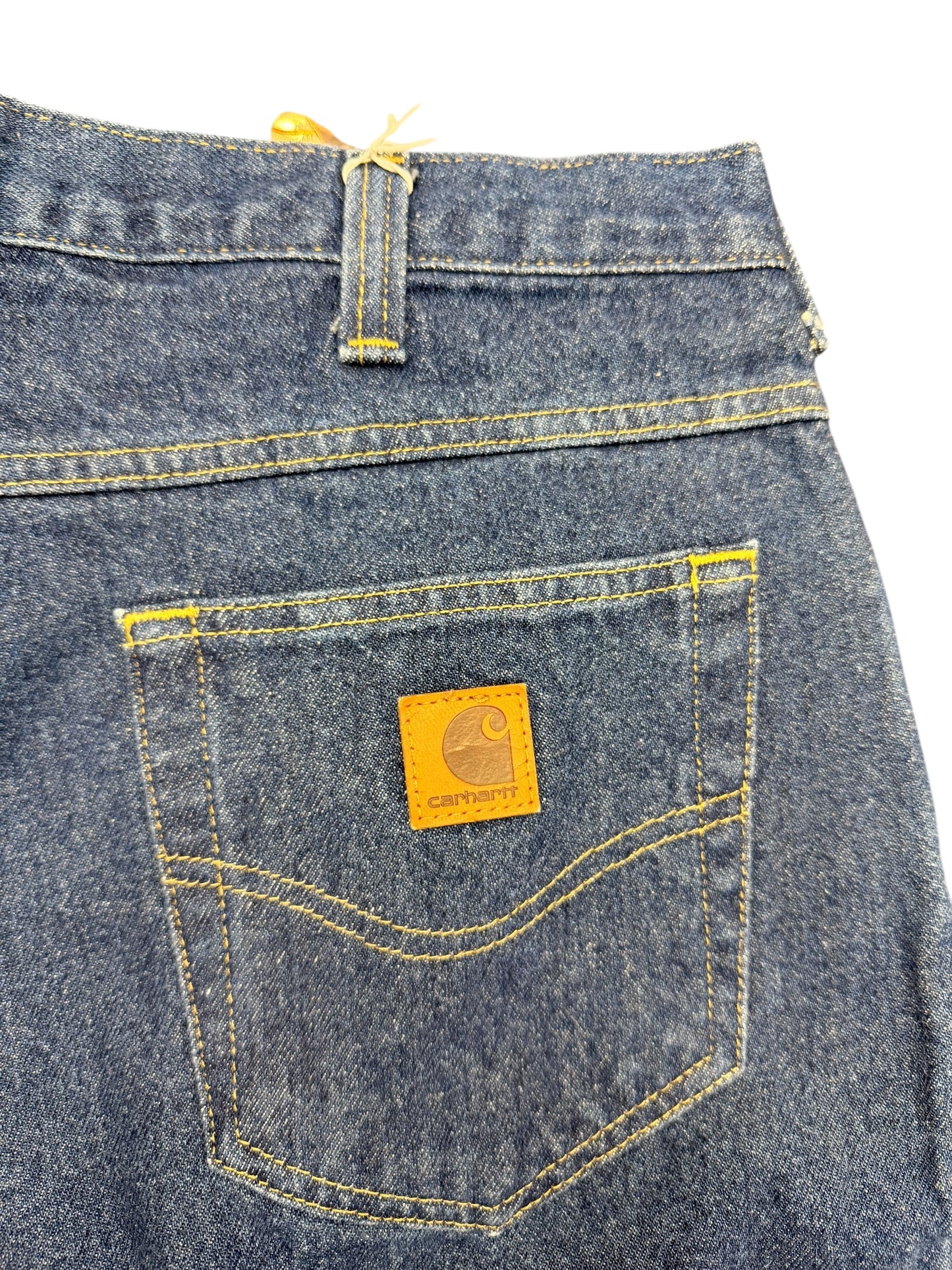 Carhartt Deep Blue Denim Jeans Size 36 X 28