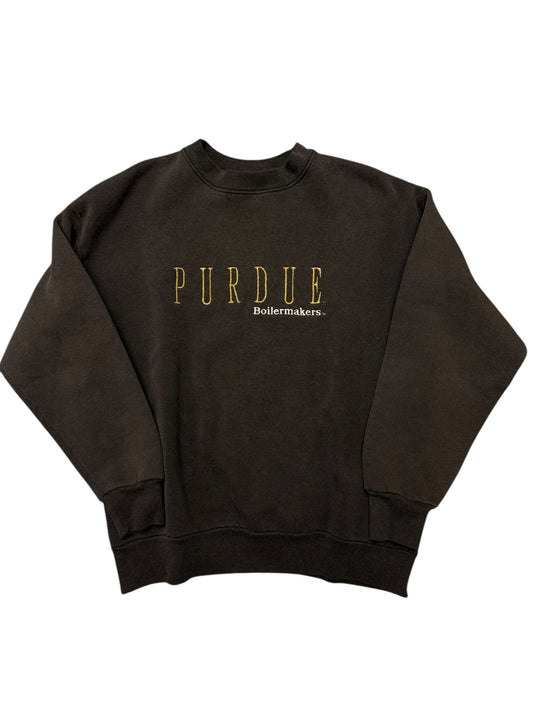 Vintage Purdue Black Crewneck Size Large