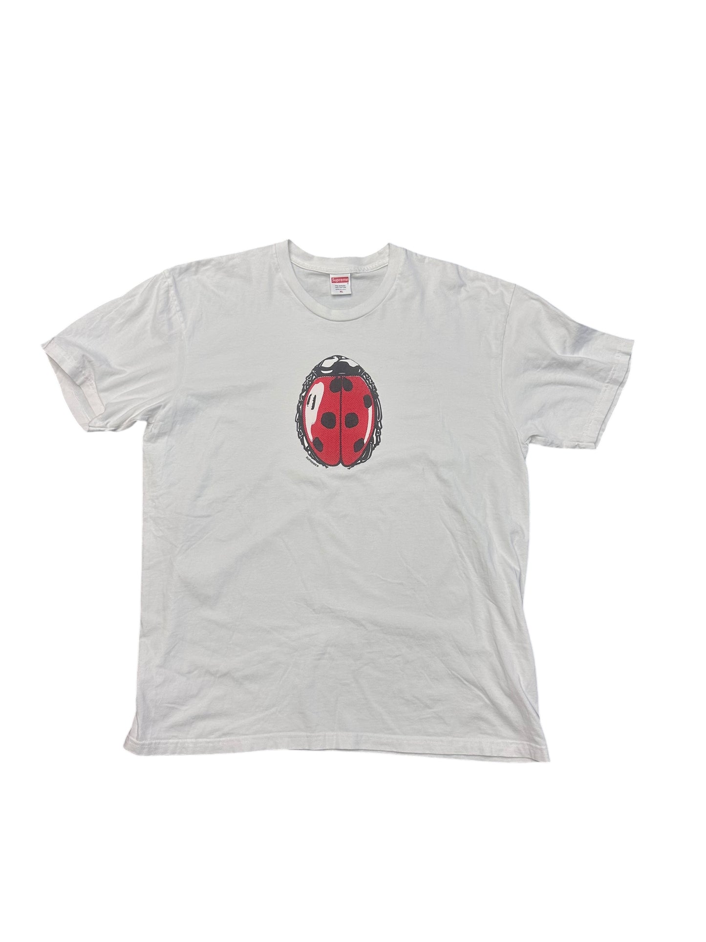 Supreme Pre Owned Lady Bug Tee White Size XL