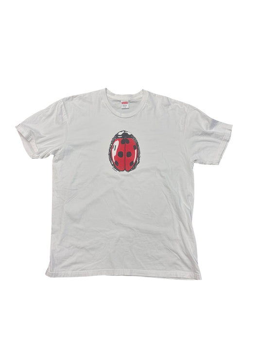 Supreme Pre Owned Lady Bug Tee White Size XL