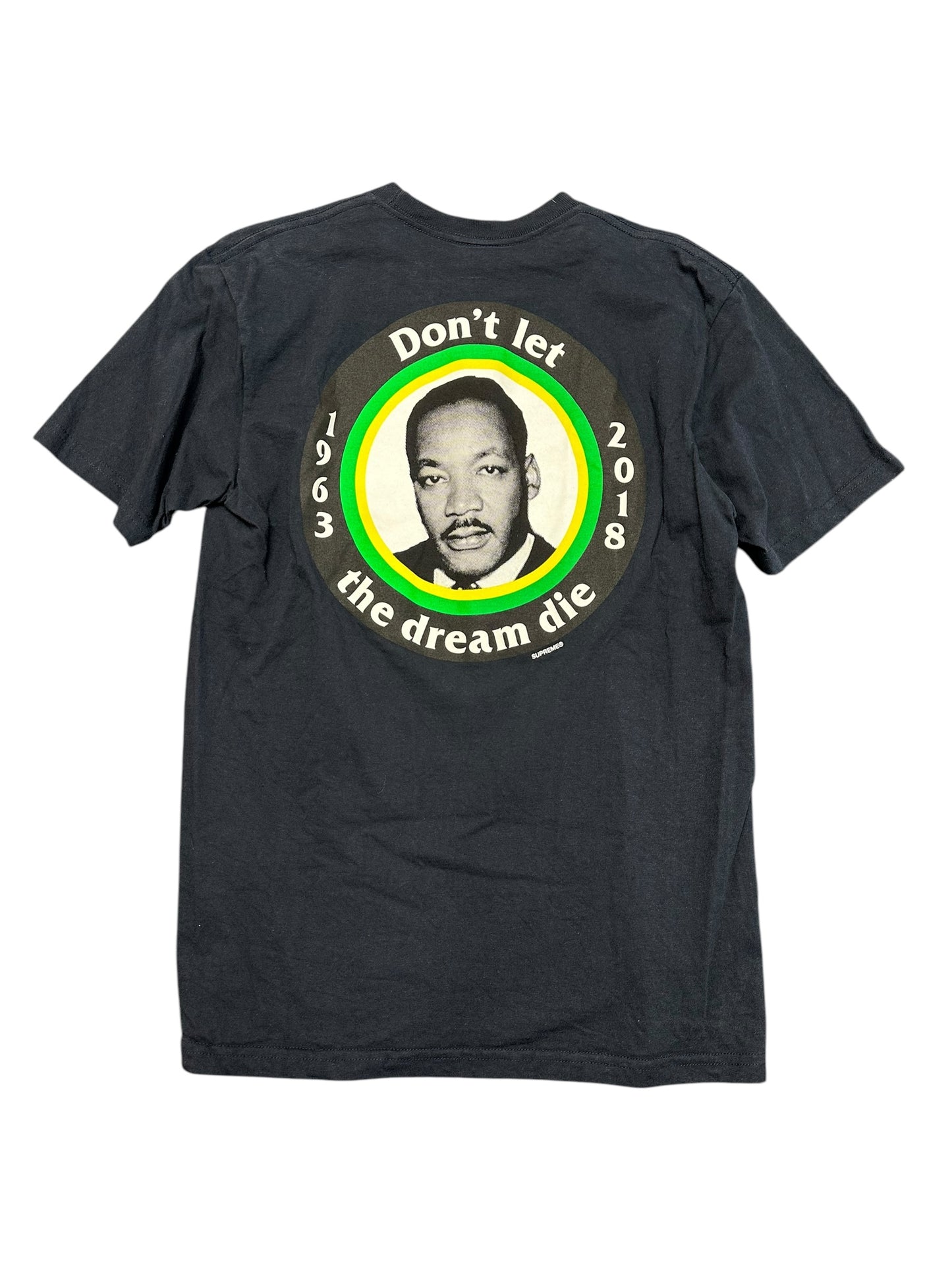 Supreme MLK Dream Black Tee Size M