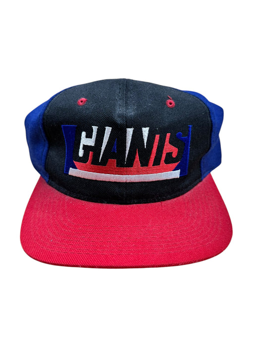 Vintage New York Giants Pro Player Multi Color Wool Snapback Hat