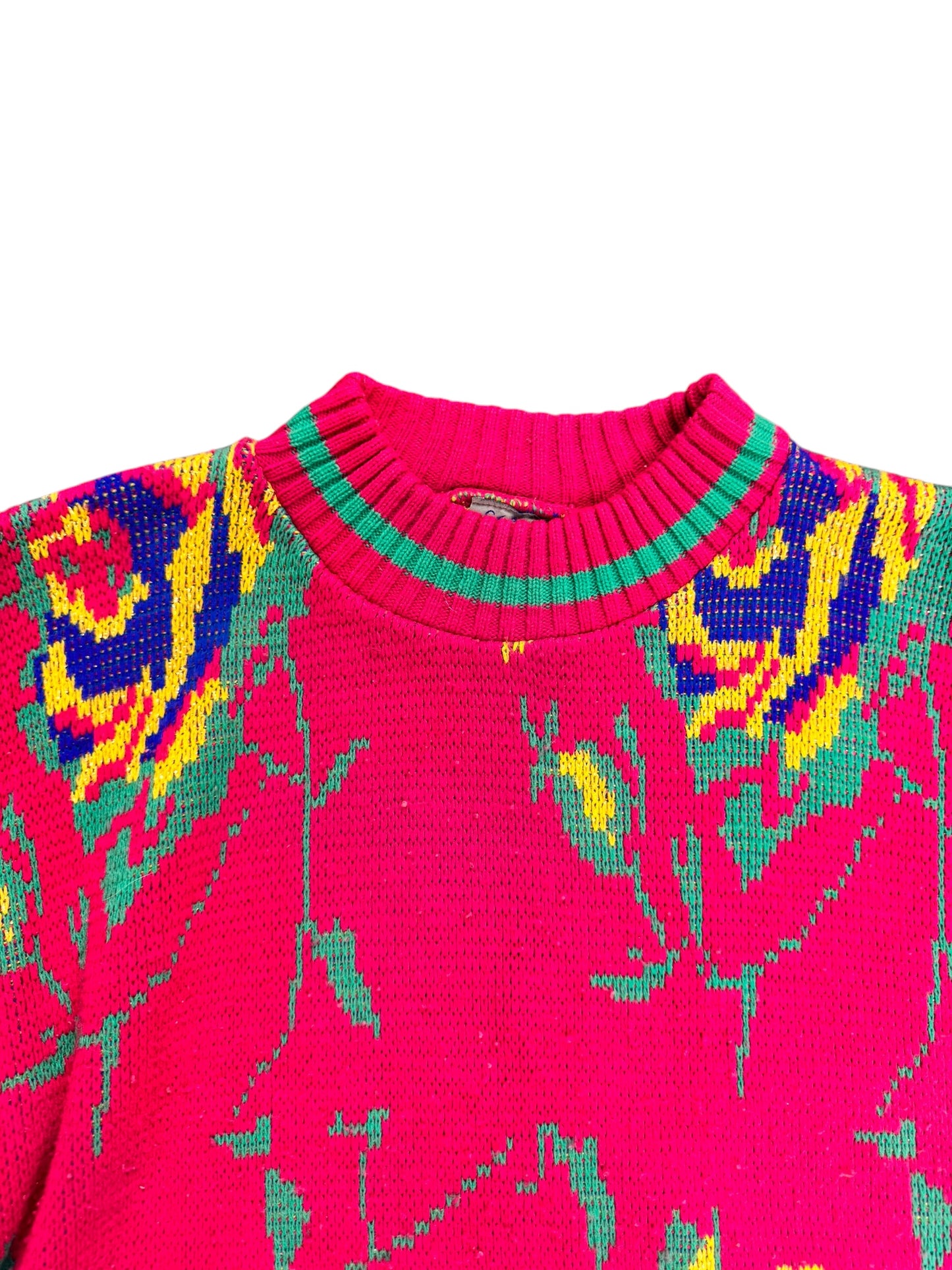Vintage Rose Sweater Sz S
