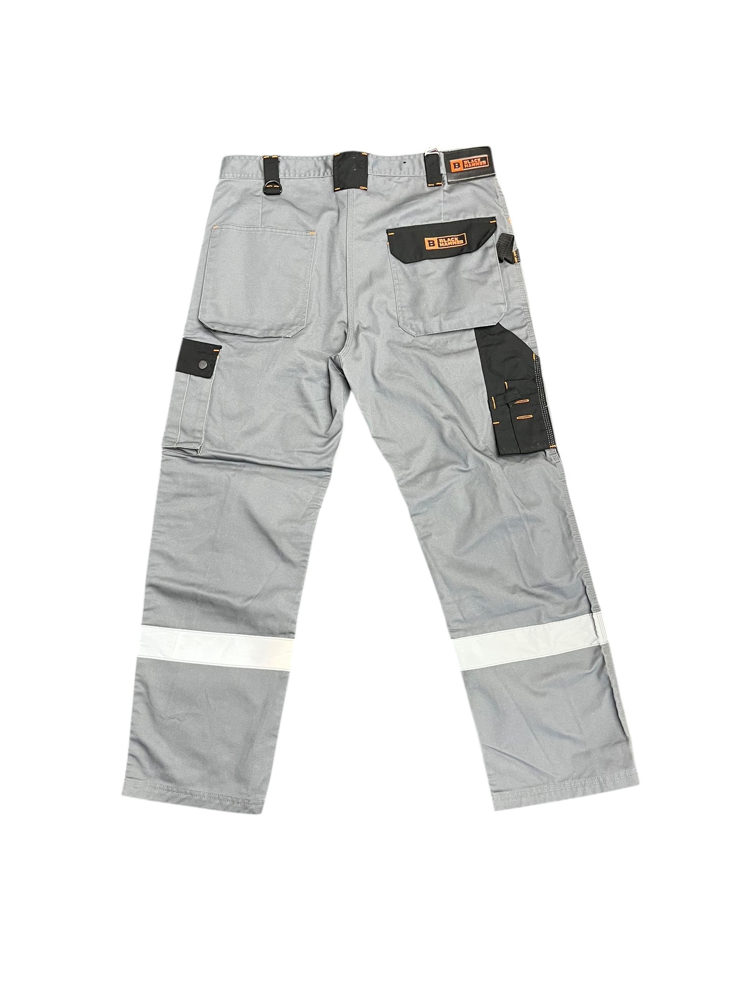 Black Hammer Work Wear Black/Grey Contractor Pants 36x29.5