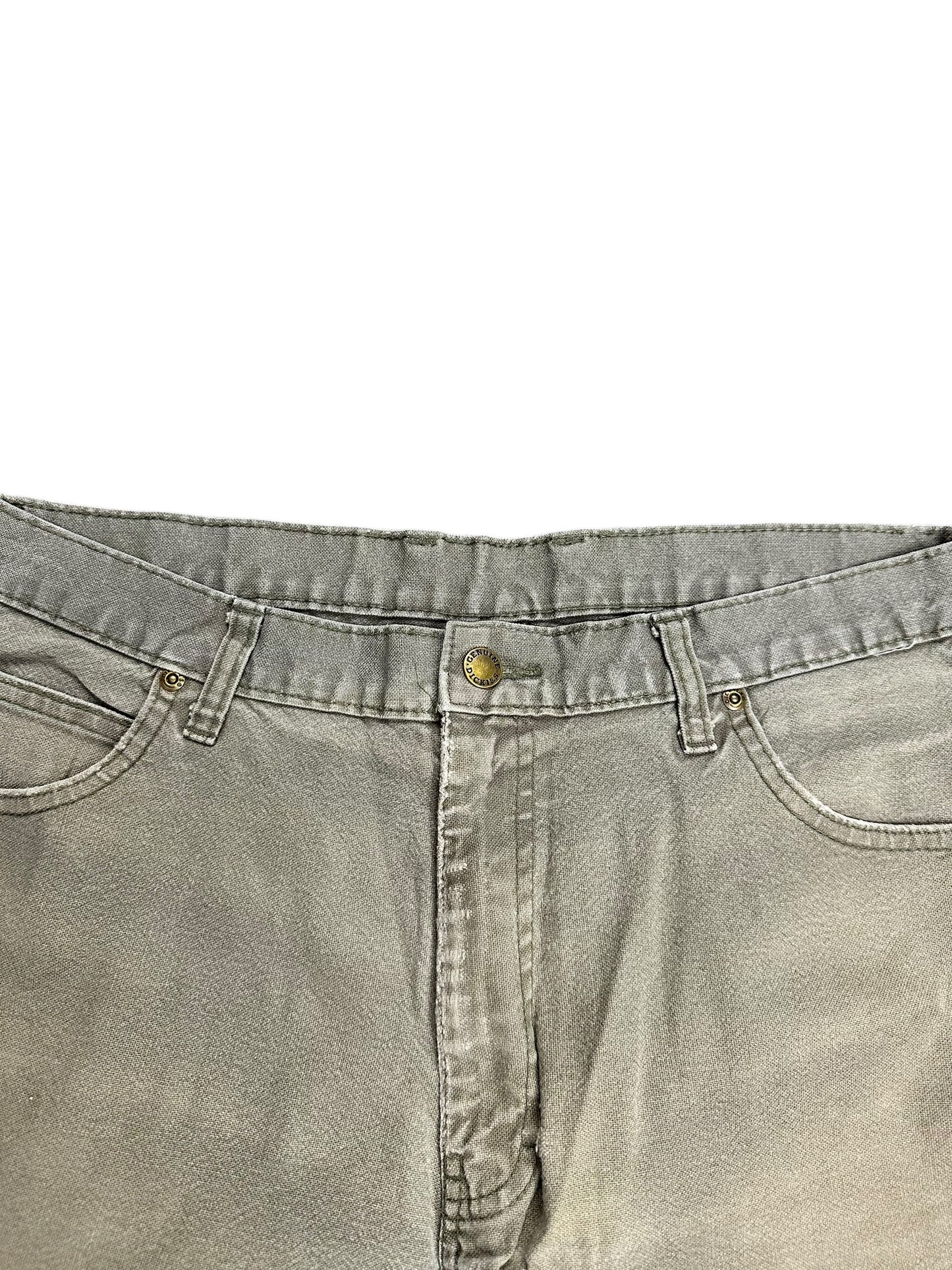 Dickies Forrest Green Light Canvas Pants Size 34 x 30