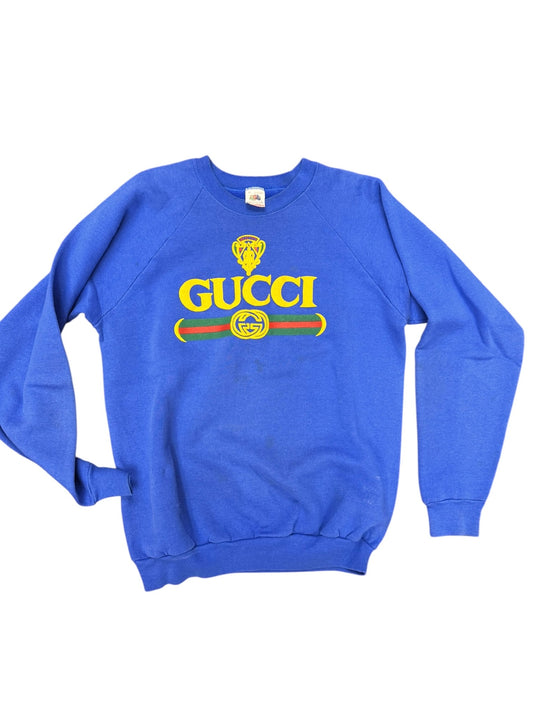 Vintage 90s Gucci Bootleg Crewneck Size XL