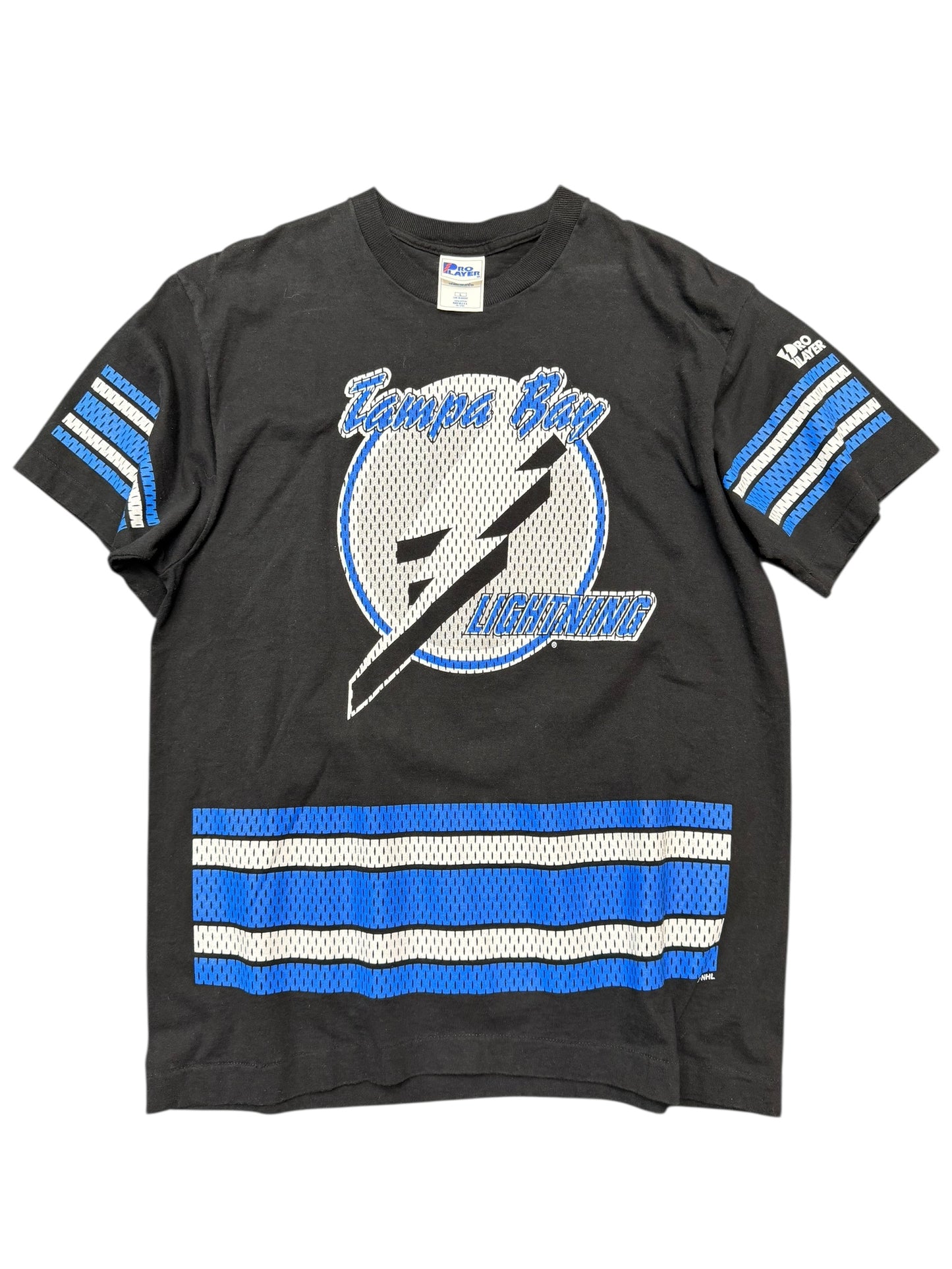 Vintage Tampa Bay Lightning AOP Pro Player Tee Size Large