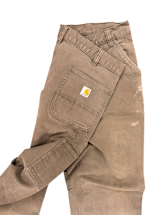GREEN KHAKI CARHARTT PANTS 40x34