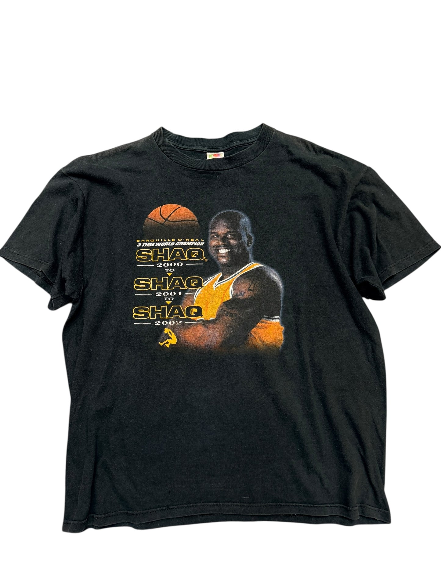 Y2K Lakers Shaq 3Peat Tee Size XL