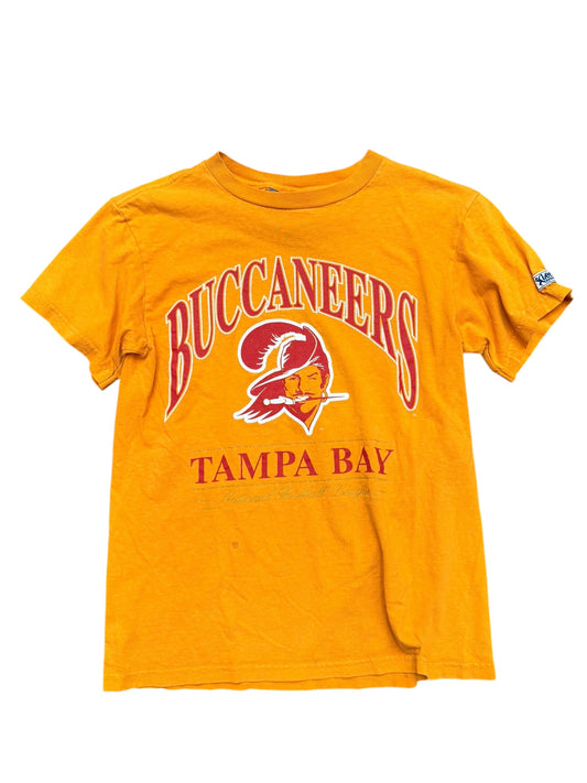 Vintage Creamsicle 90s Buccaneers Shirt Size Small (Kids Large)