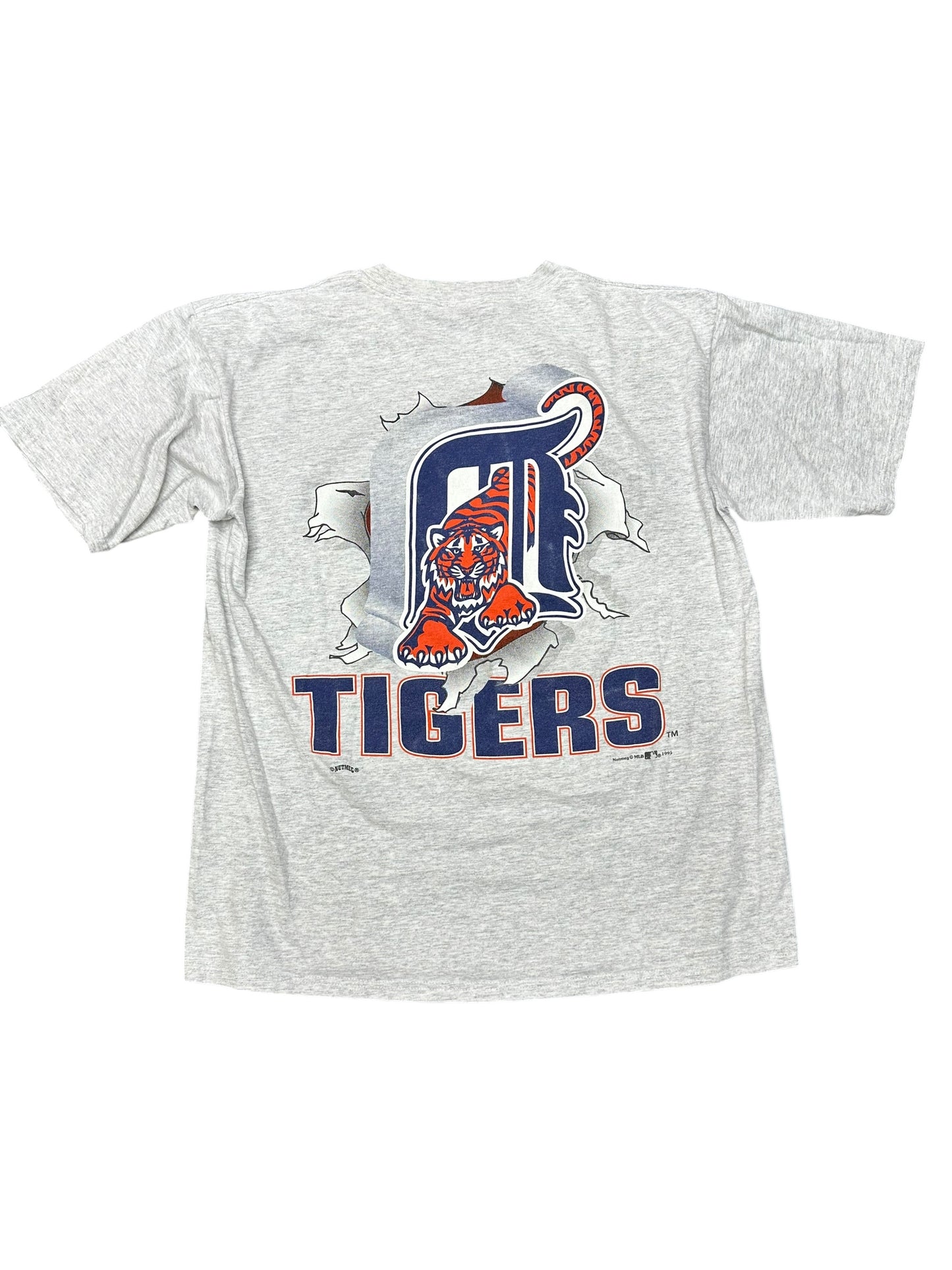Vintage Detroit Tigers MLB Break Through Tee Size XL