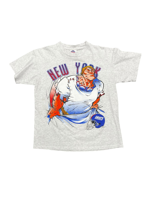 Vintage 1995 NFL New York Giants 'Giant' Breakthrough Graphic print Tee Size M