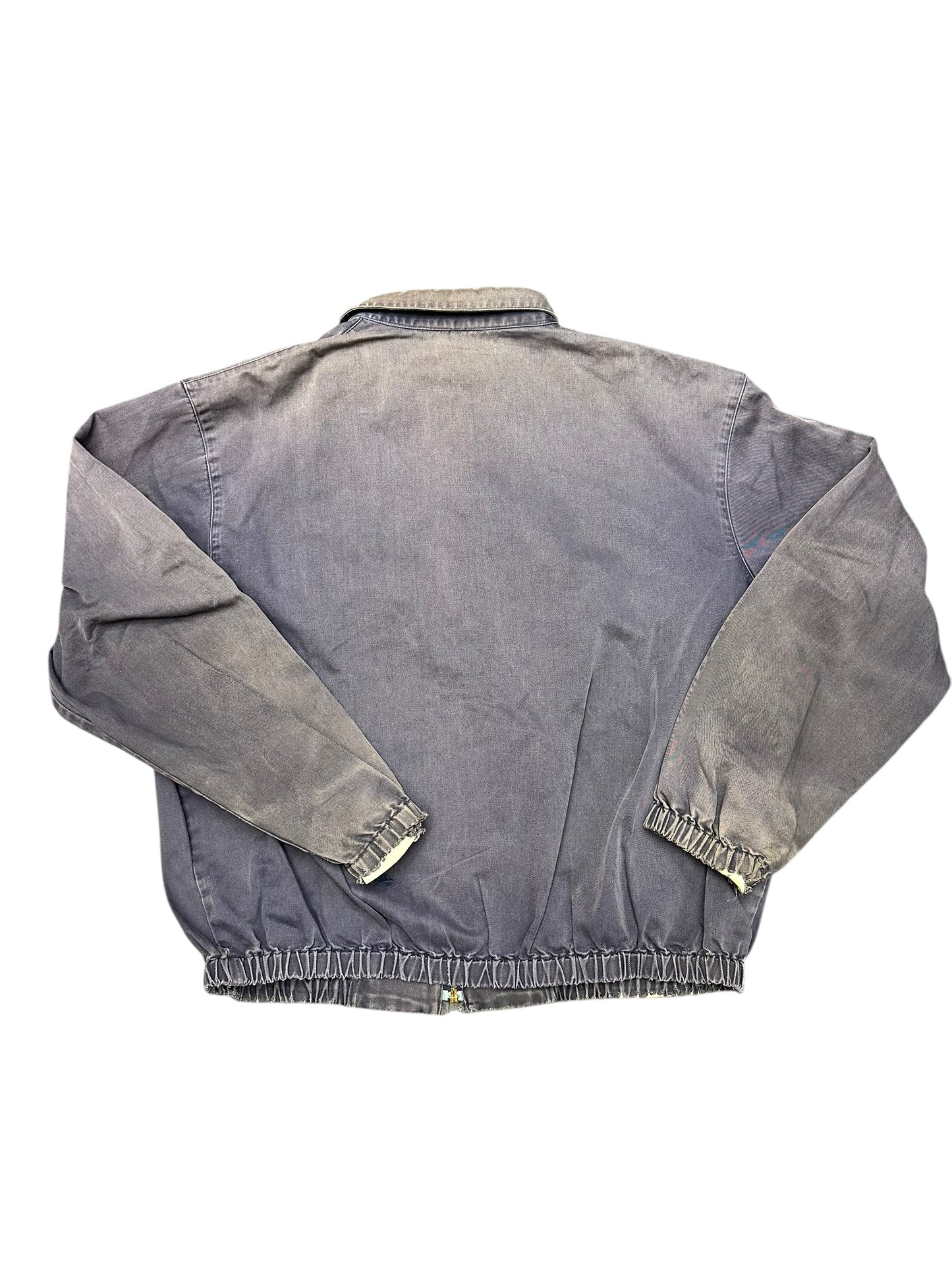 Vintage Polo Ralph Lauren Distressed Navy Zip Up Jacket Size L