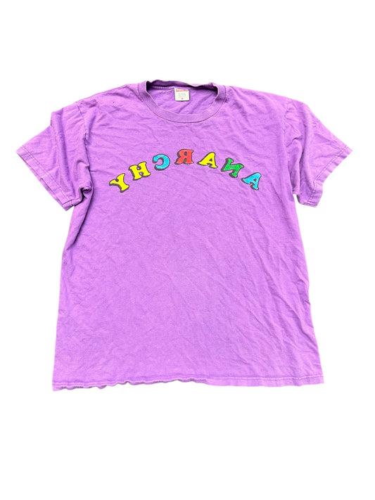 Supreme Pre Owned Anarchy Lavender Tee Size M