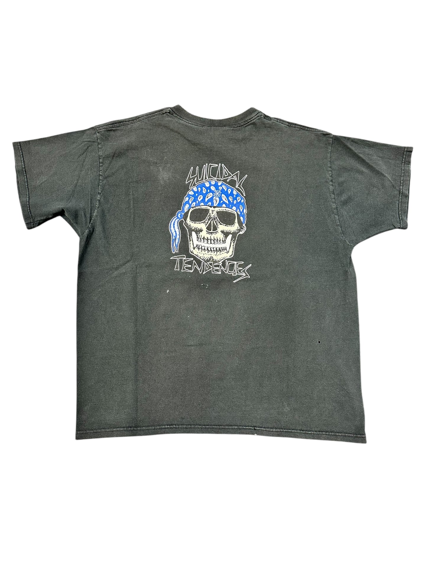 Vintage Suicidal Tendencies Skull Grunge Band Tee Size XL
