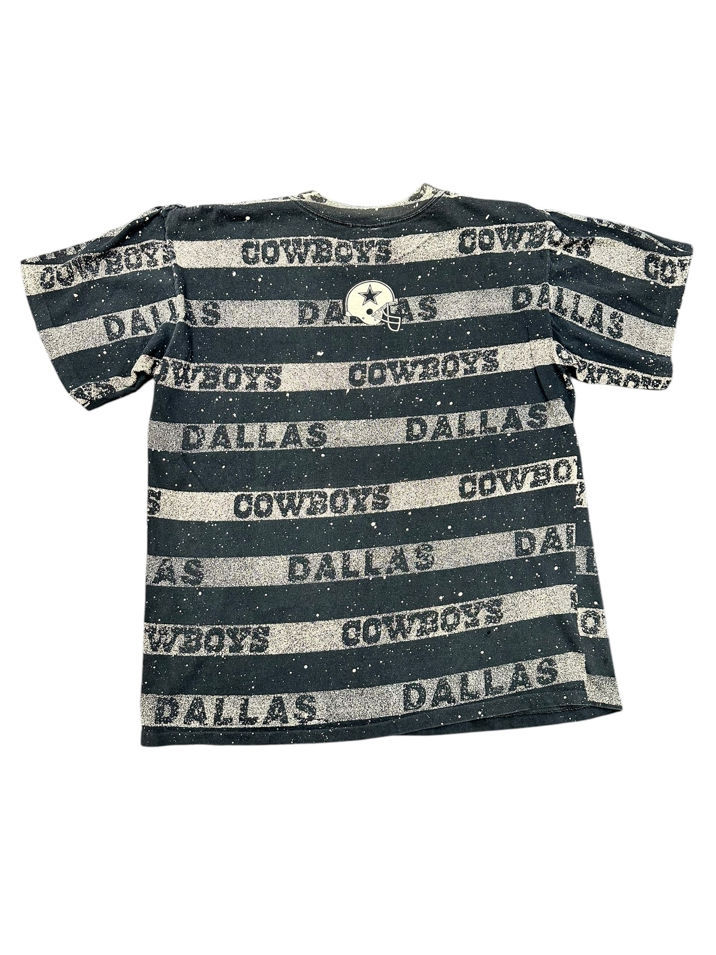 Vintage Dallas Cowboys Helmet AOP Tee Size XL