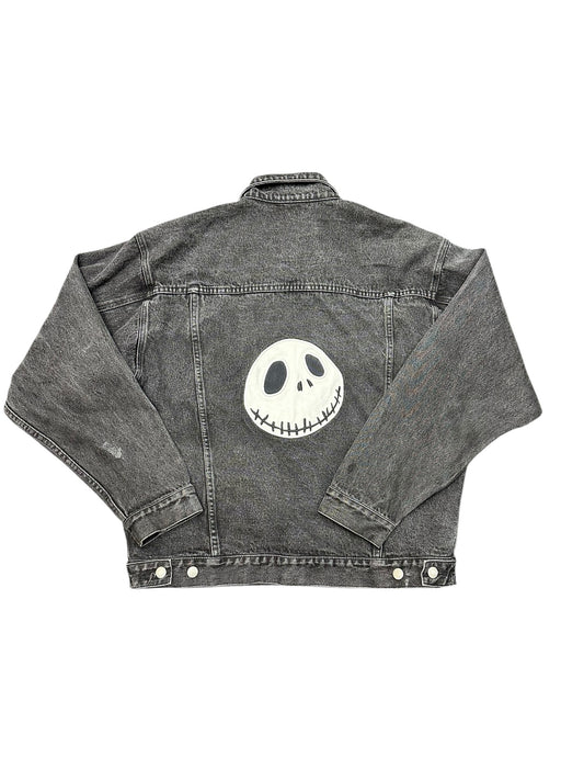 Vintage Disney Nightmare Before Christmas Denim Coal Jacket Size M