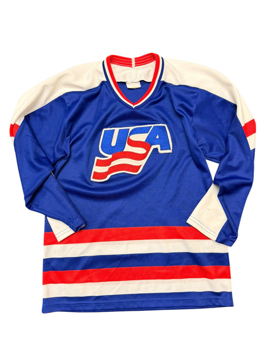 Vintage CCM Team USA Hockey Jersey Size Small