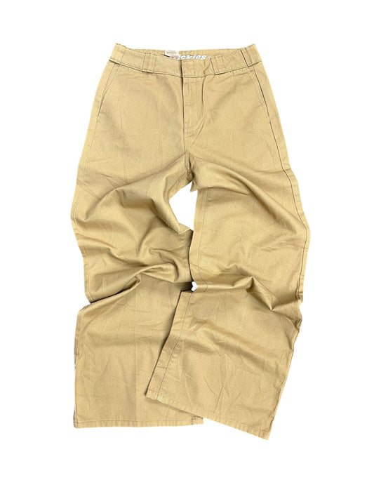 Dickies Brand New Khaki Juniors Wide Leg Skater Pants Size 30 x 36