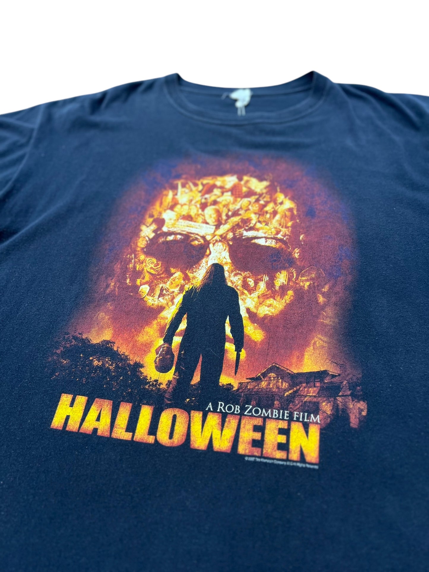 Y2K 2007 Rob Zombie Halloween Movie Promo Tee Size XXL