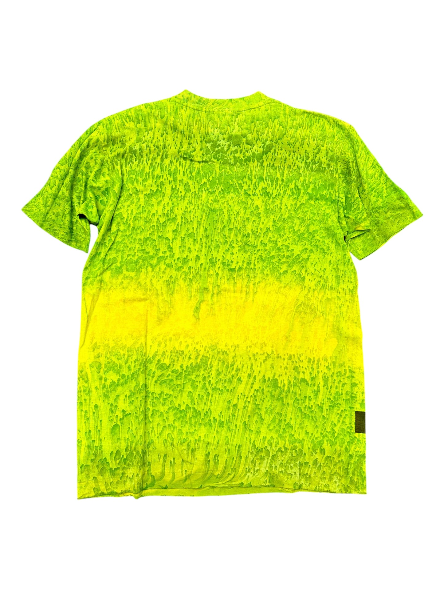 Vintage Lion King Movie Promo Graphic Print Acid Tie Dye Wash Tee Size M