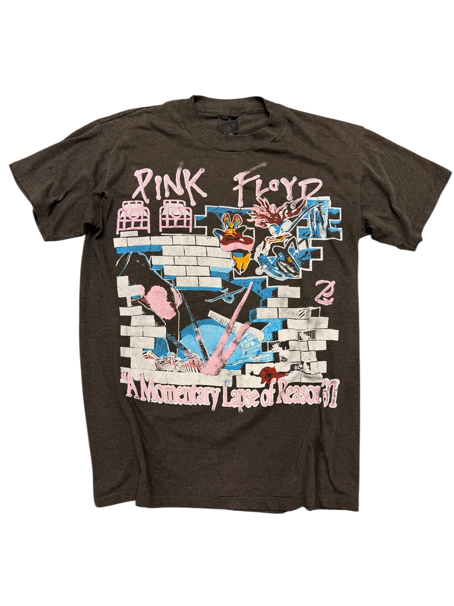 Vintage 80’s Pink Floyd Momentary Lapse of Reason Tour Tee size M/L