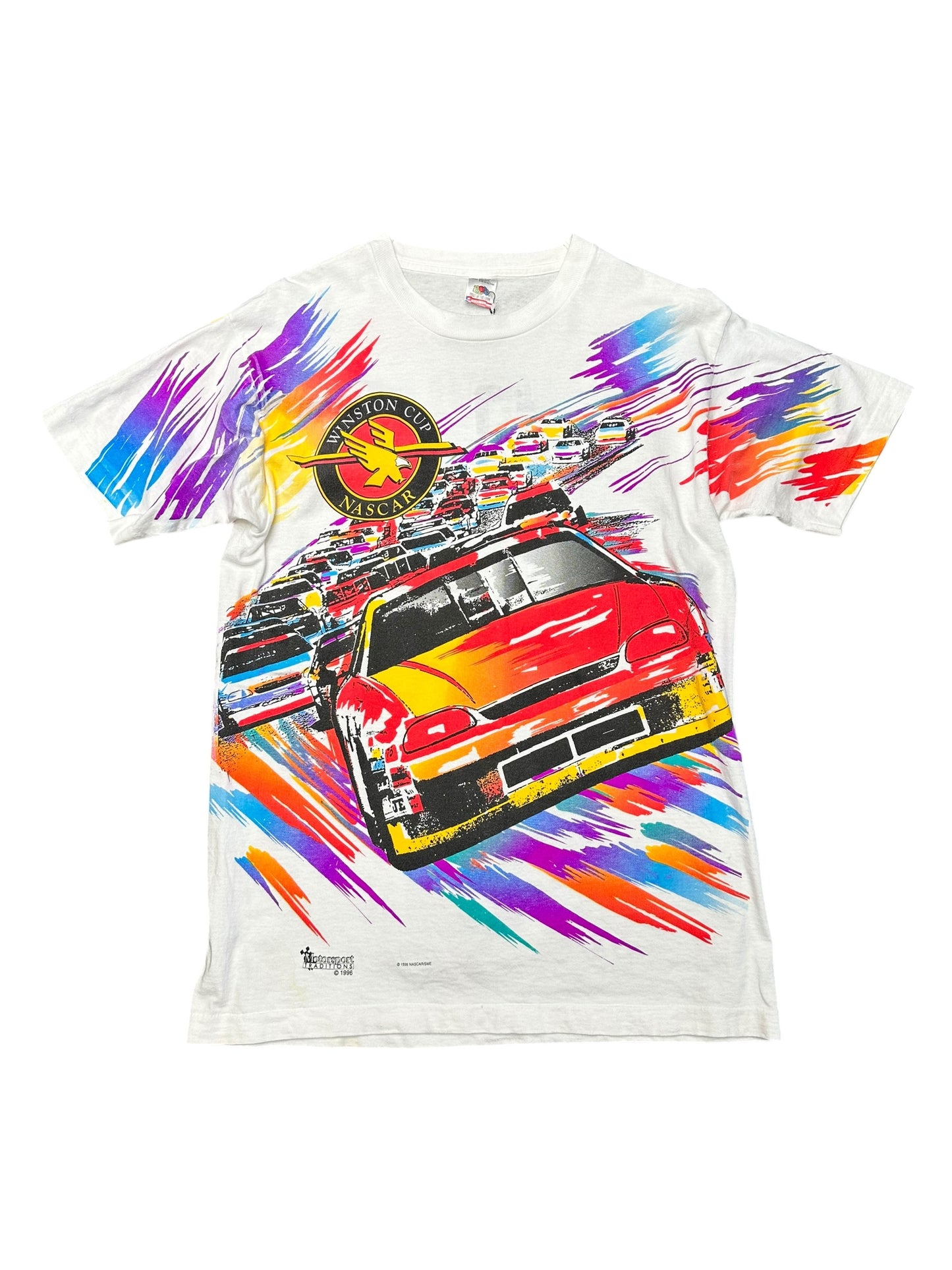 Vintage 1996 Winston Cup Series Pastel AOP Size Large