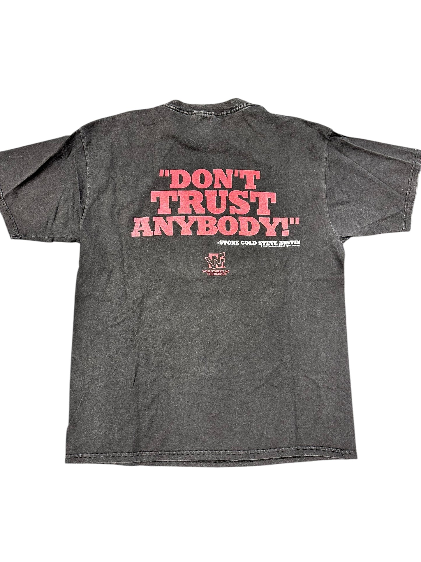 Vintage Stone Cold Steve Austin Don’t Trust Anybody Tee Size XL