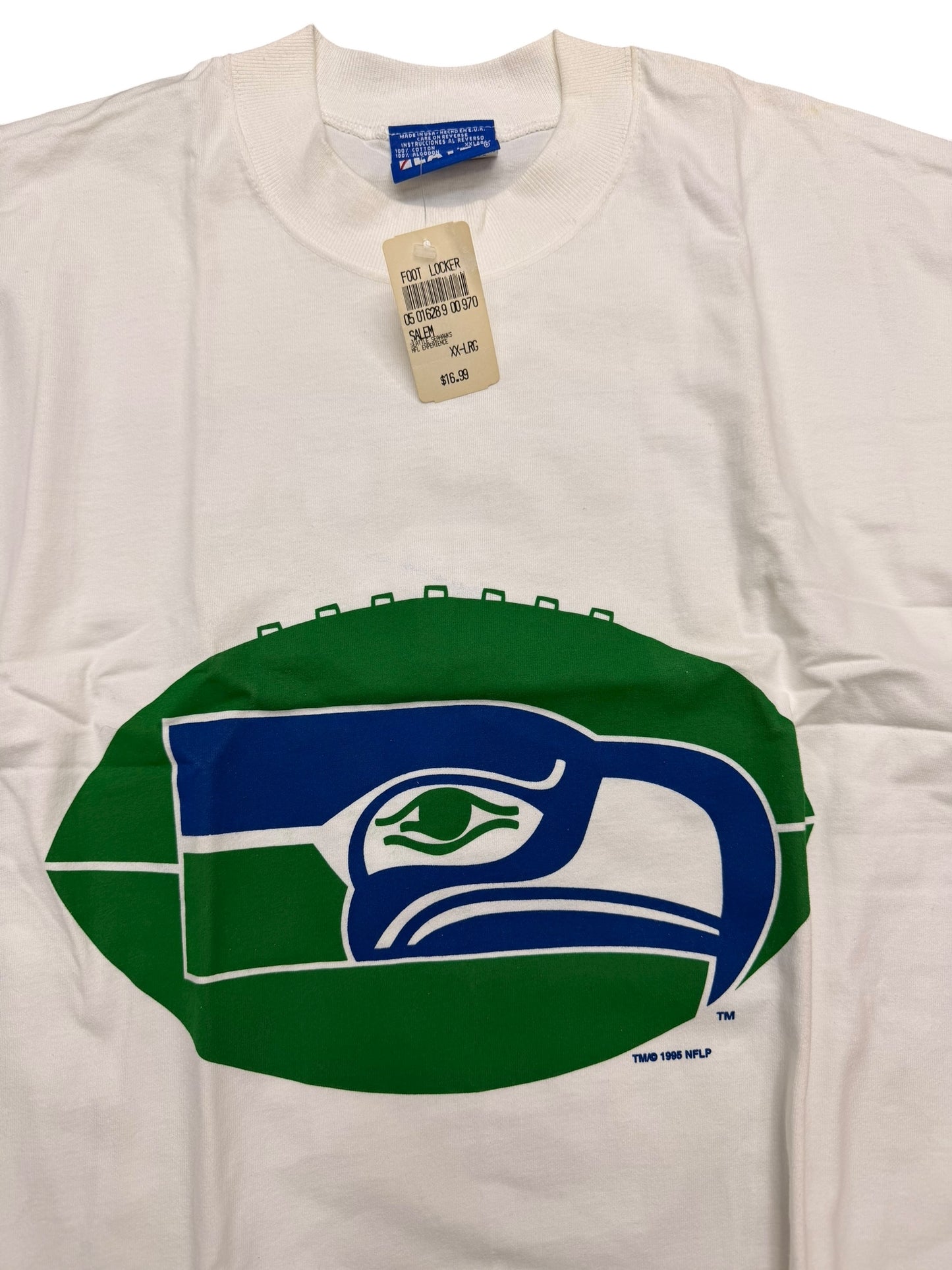 Vintage Seattle Seahawks NWT Seahawks Football Experience Tee Size XXL