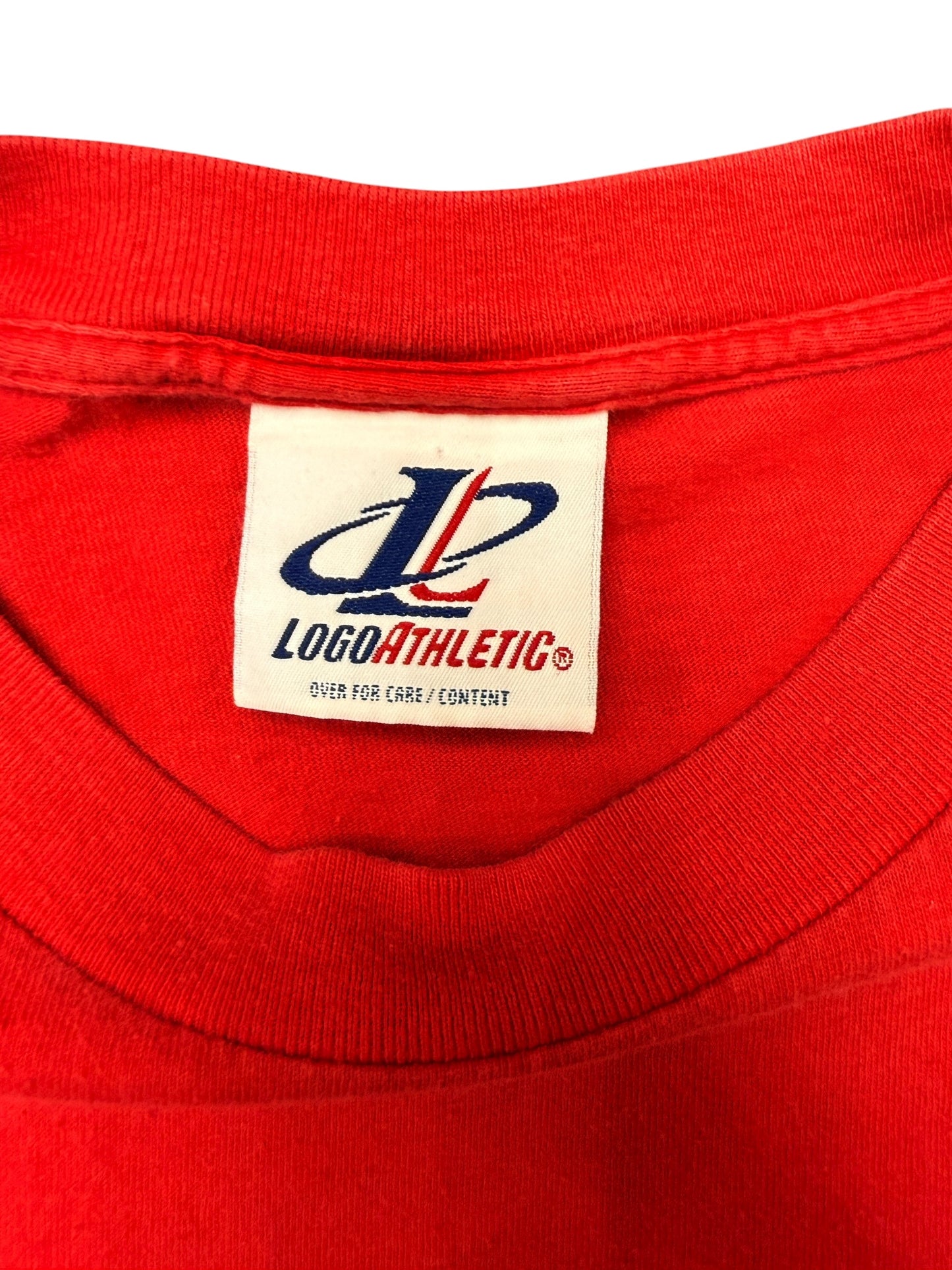 Vintage Tampa Bay Buccaneers Logo Athletic 90s Red Tee Size XL