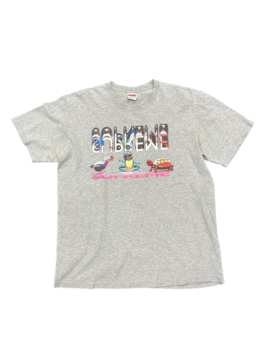 Supreme FW17 Duck/Frog/Turtle Graphic Print Tee Size M