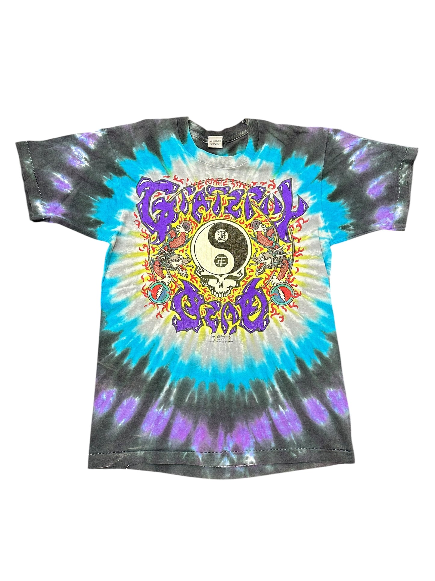Vintage The Grateful Dead Chinese New Year Rare Graphic Band Tee Size L