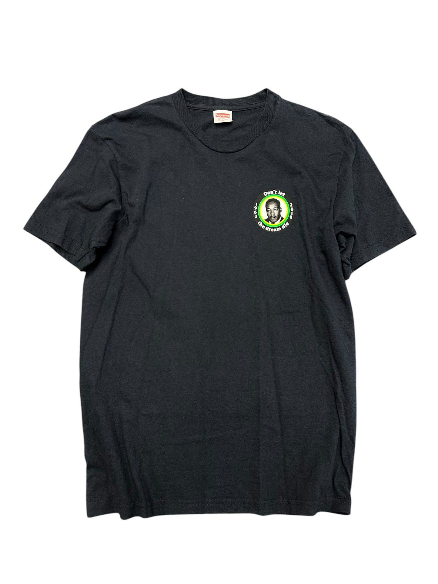 Supreme MLK Dream Black Tee Size M