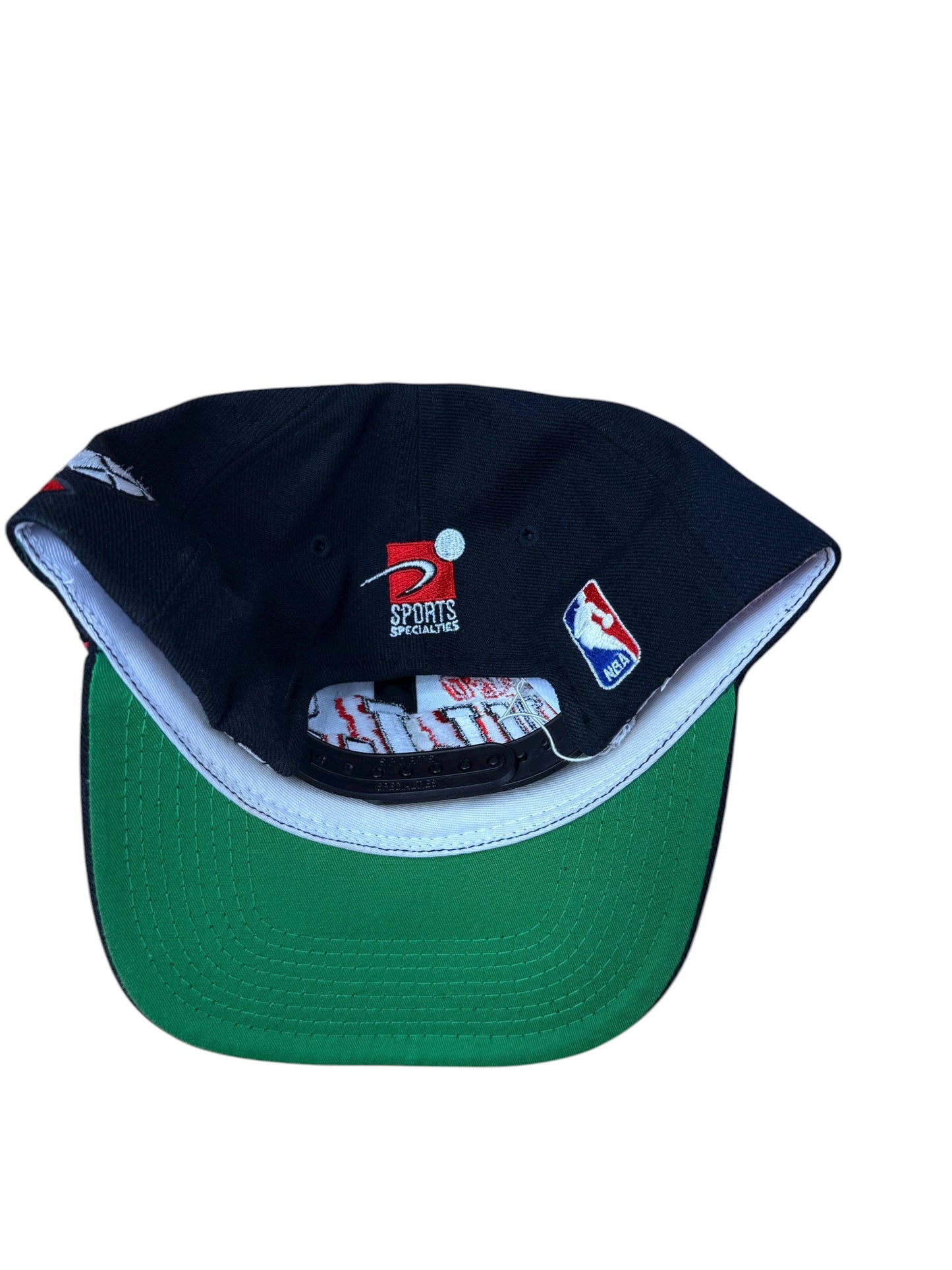 Vintage 90’s Chicago Bulls Sports Specialties Shadow Box Wool Black Snapback Hat