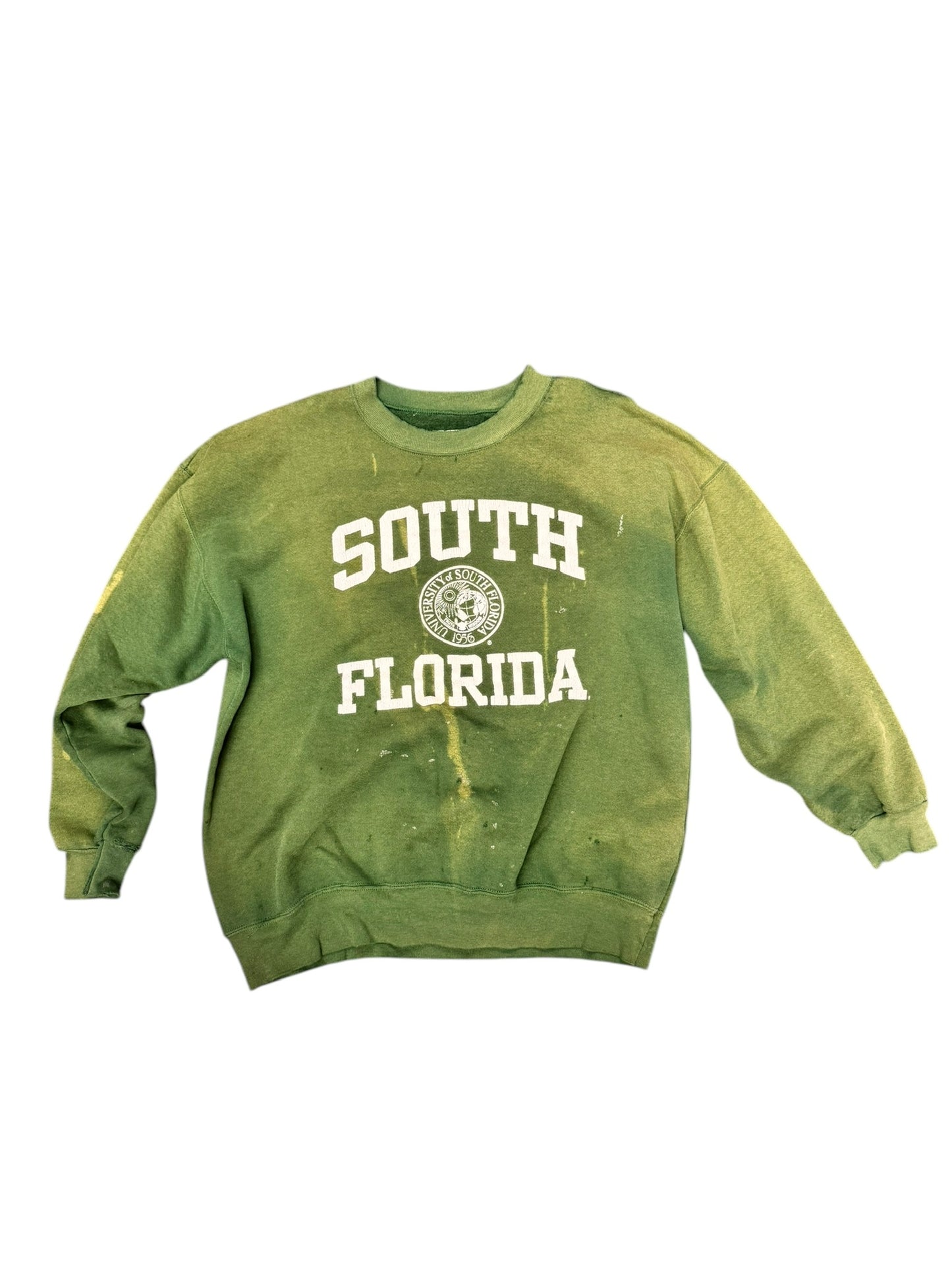 Vintage USF College Thrashed & Faded Crewneck Size L