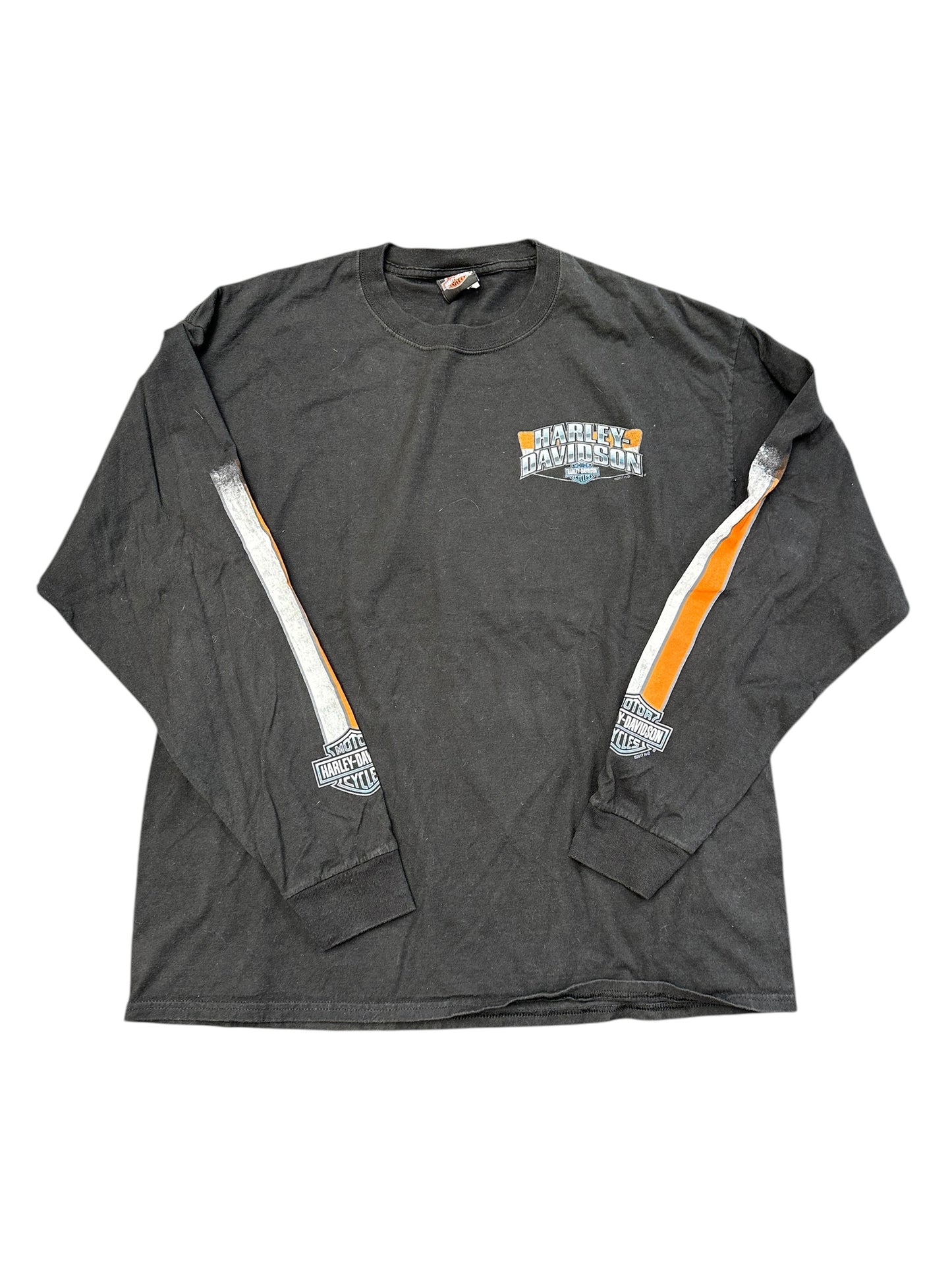 2017 Harley Davidson Virginia Beach Long Sleeve Graphic Print Shirt Size XL