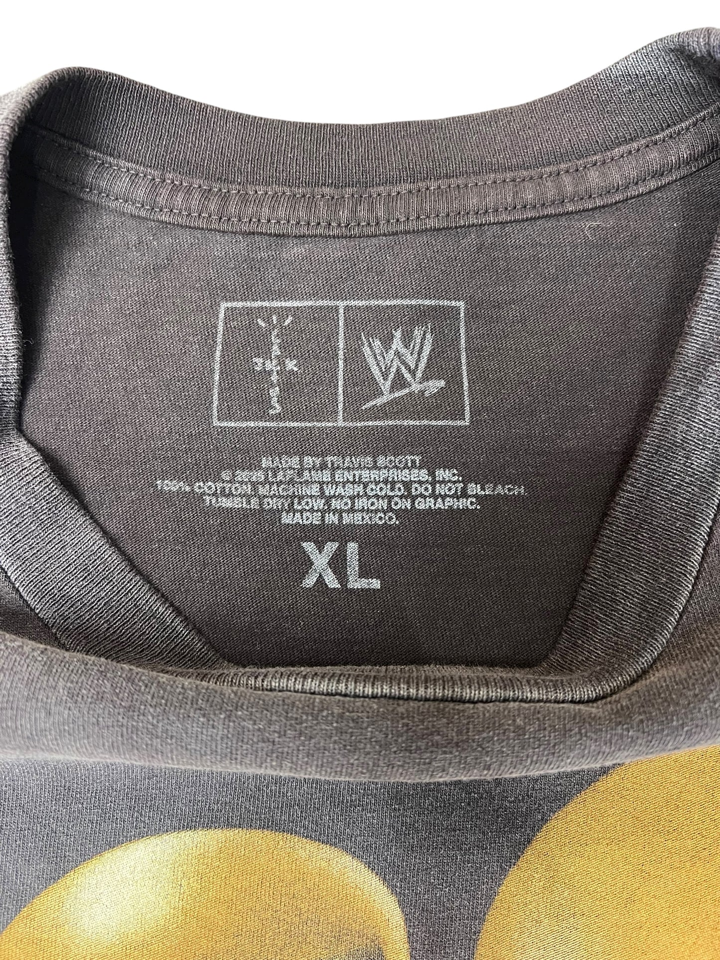 Cactus Jack by Travis Scott x WWE No Bystanders T-Shirt "Stone Cold" Steve Austin 'Black' Size XL