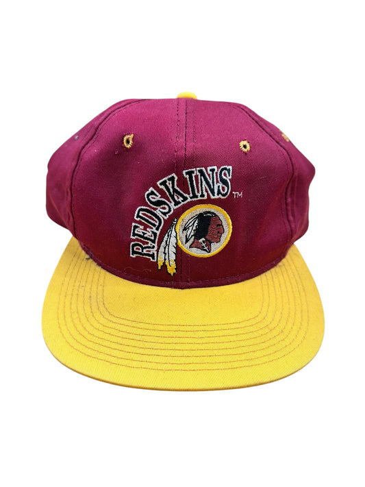 Vintage 90s NFL BANNED Washington Redskins Embroidered Hat