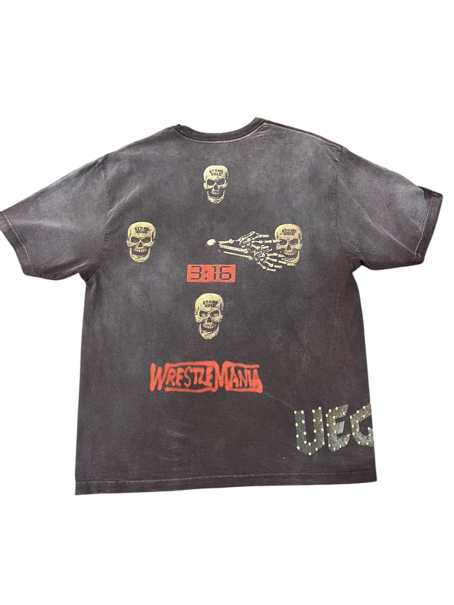 Cactus Jack by Travis Scott x WWE No Bystanders T-Shirt "Stone Cold" Steve Austin 'Black' Size XL
