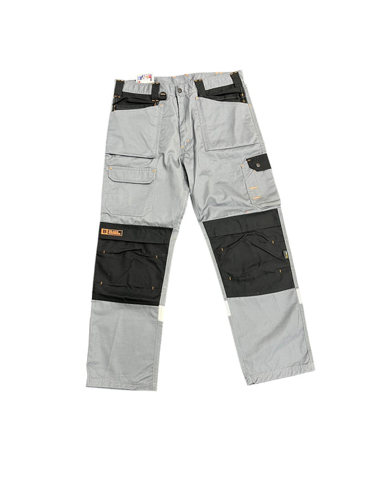 Black Hammer Work Wear Black/Grey Contractor Pants 36x29.5