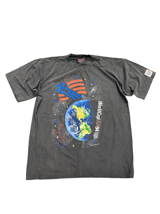 Vintage 1994 World Cup Magic Johnson Universe Tee Size L
