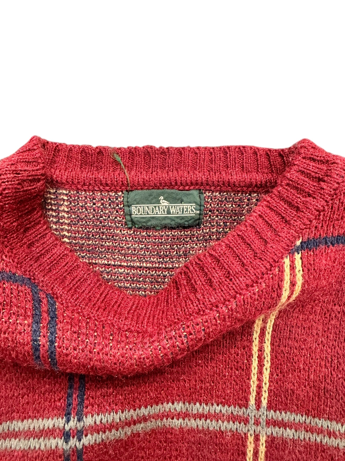Vintage Sz M Burgundy Sweater