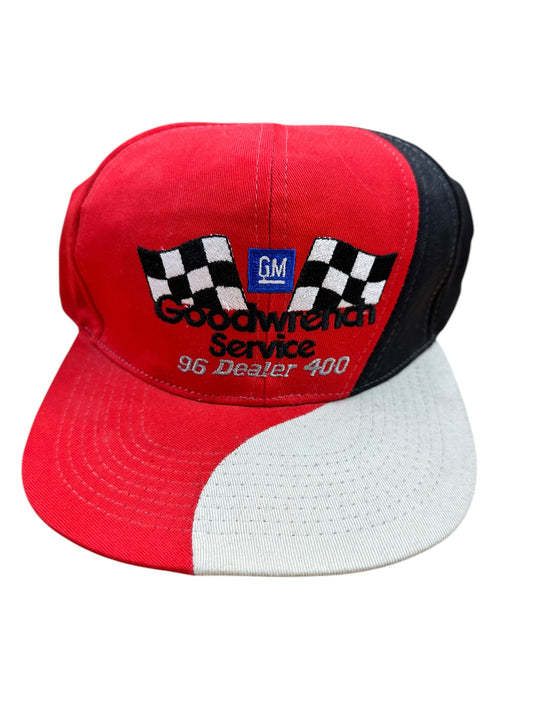 vintage 1996 Goodwrench GM Dealer 400 racing snapback hat