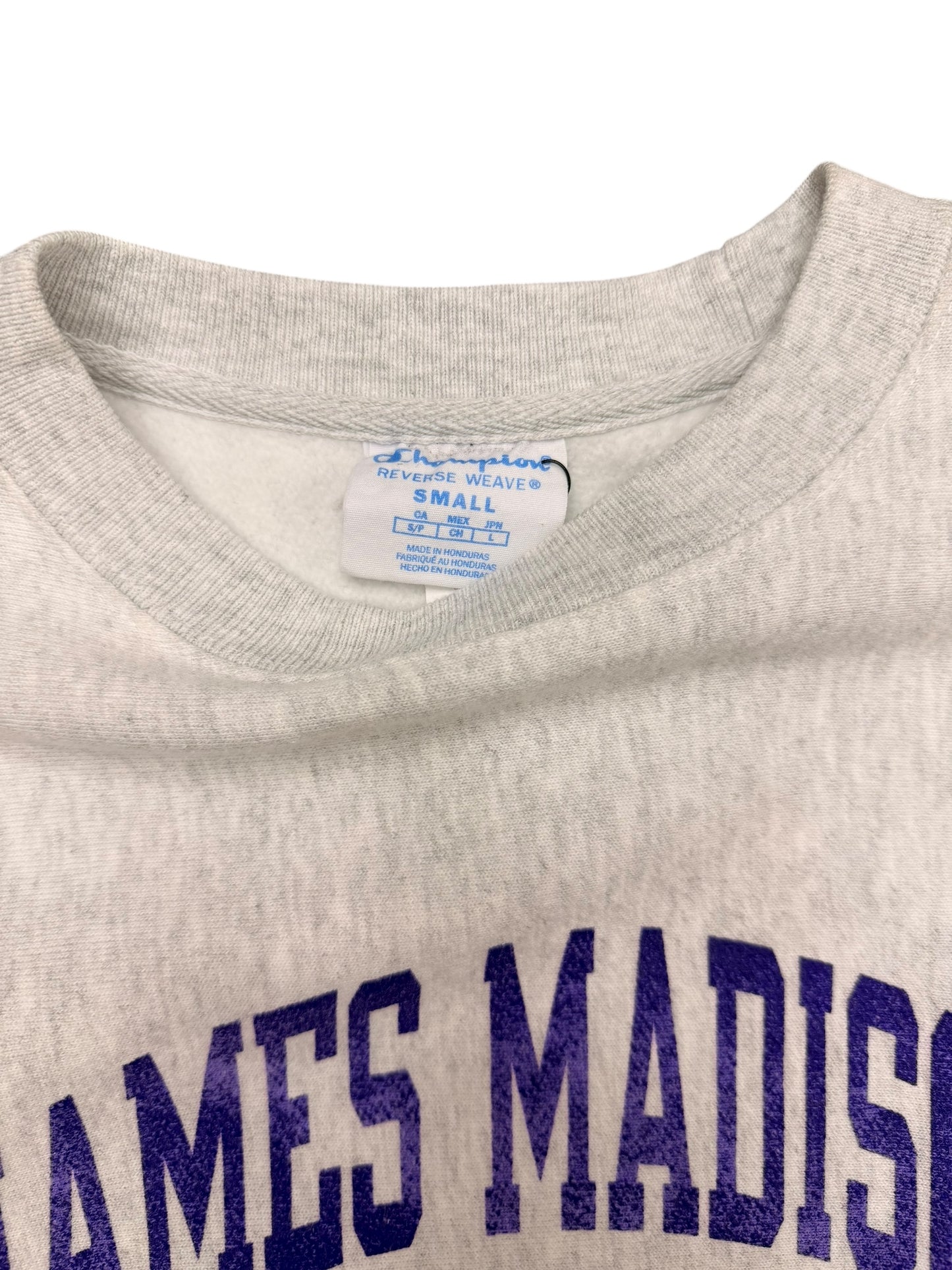 Champion Reverse Weave James Madison University Crewneck Size S